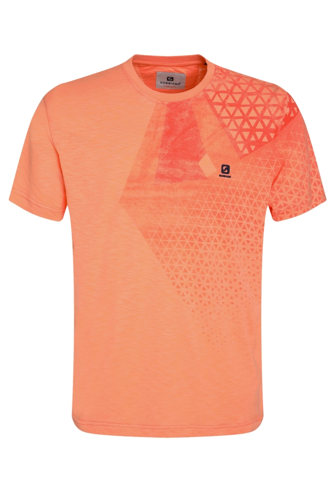 KATOENEN PRINT T SHIRT 155517 4002 light coral